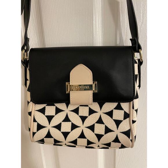 Spartina small black and white patterned crossbody bag - Picture 2 of 11